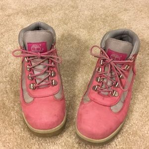 little girl pink timberlands